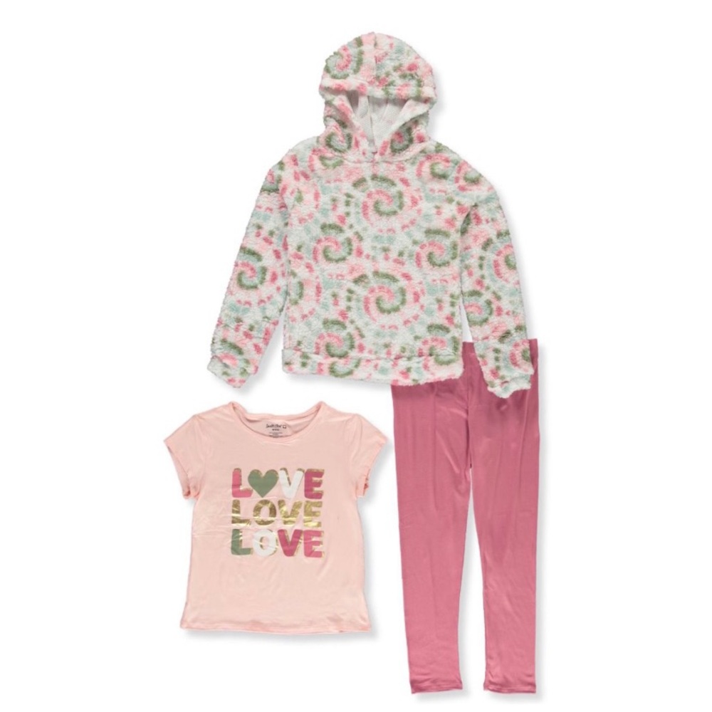 NWOT Insta Girl Girls' 3-Piece Leggings Set Outfit